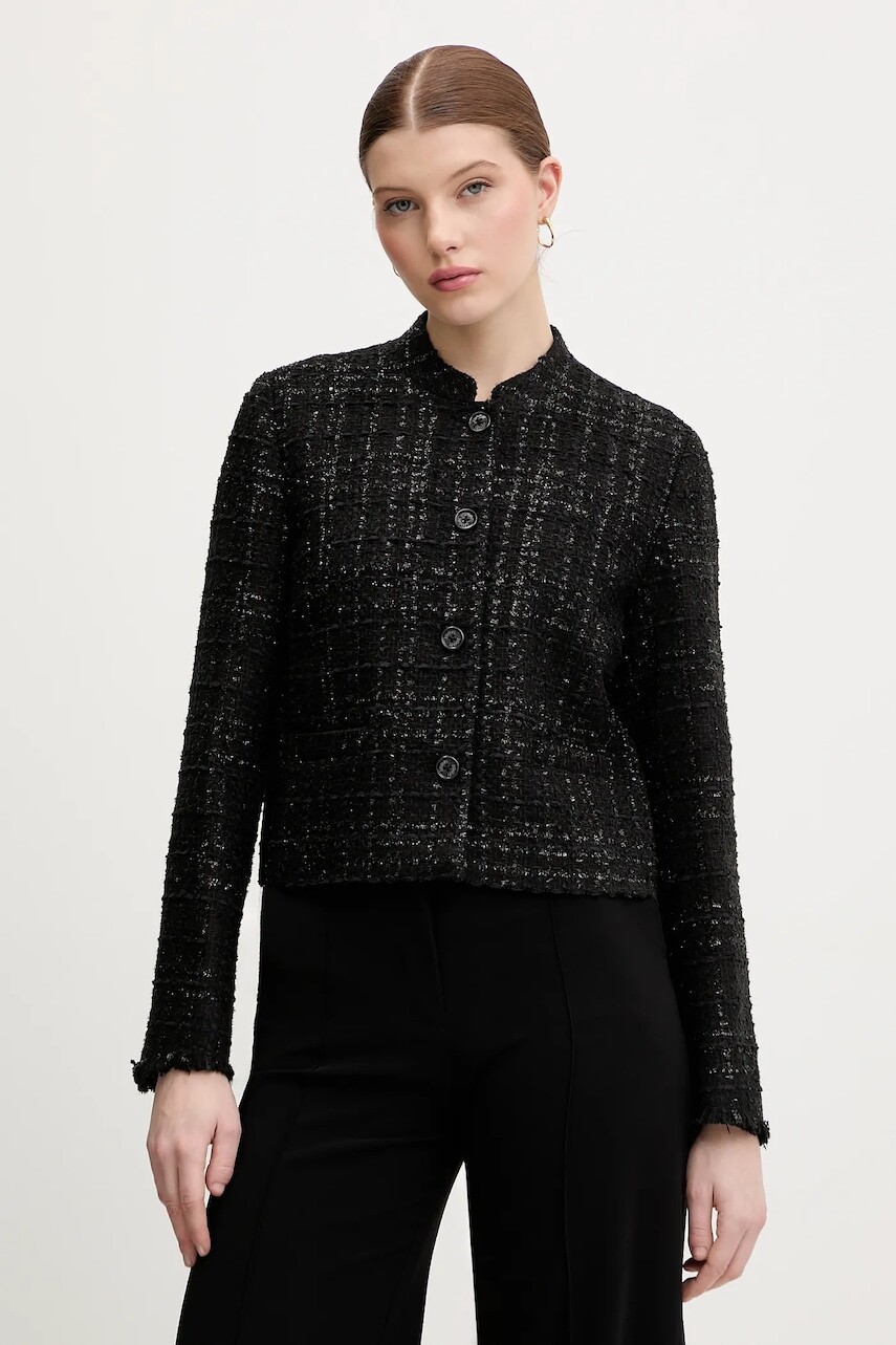 Sako Joop! čierna farba, jednoradová, jednofarebná, 30100165