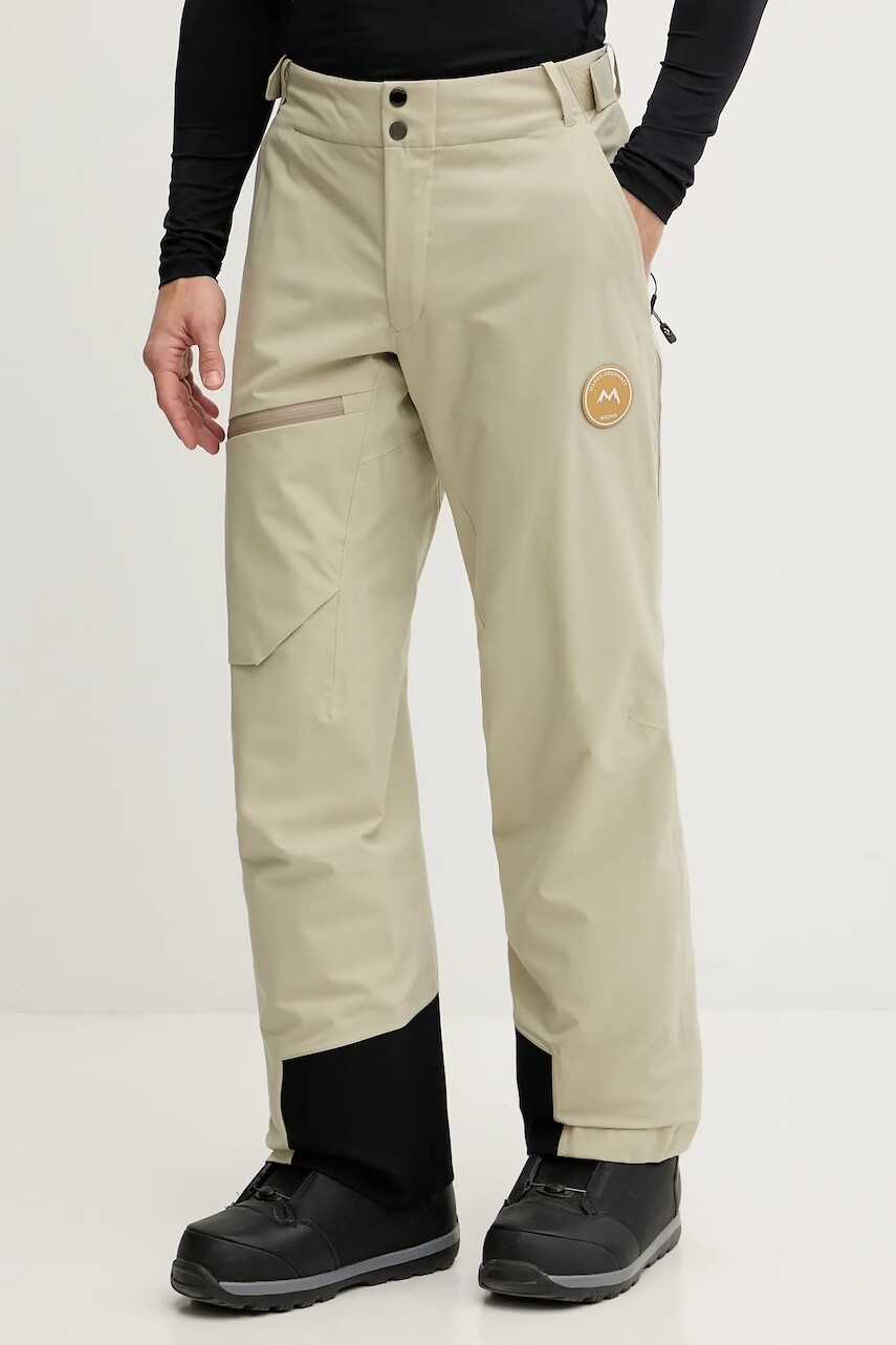 Lyžiarske nohavice Descente LIGHT INSULATED PANTS Marco Odermatt béžová farba, DW5FLP32MU