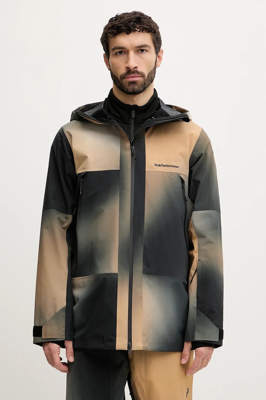 Lyžiarska bunda Peak Performance čierna farba, G80755