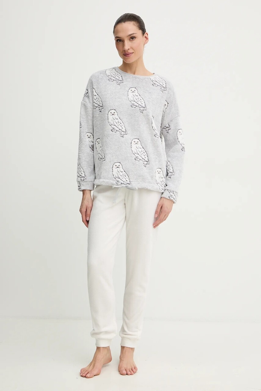 Pyžamo women'secret HARRY POTTER dámske, šedá farba, 3132264