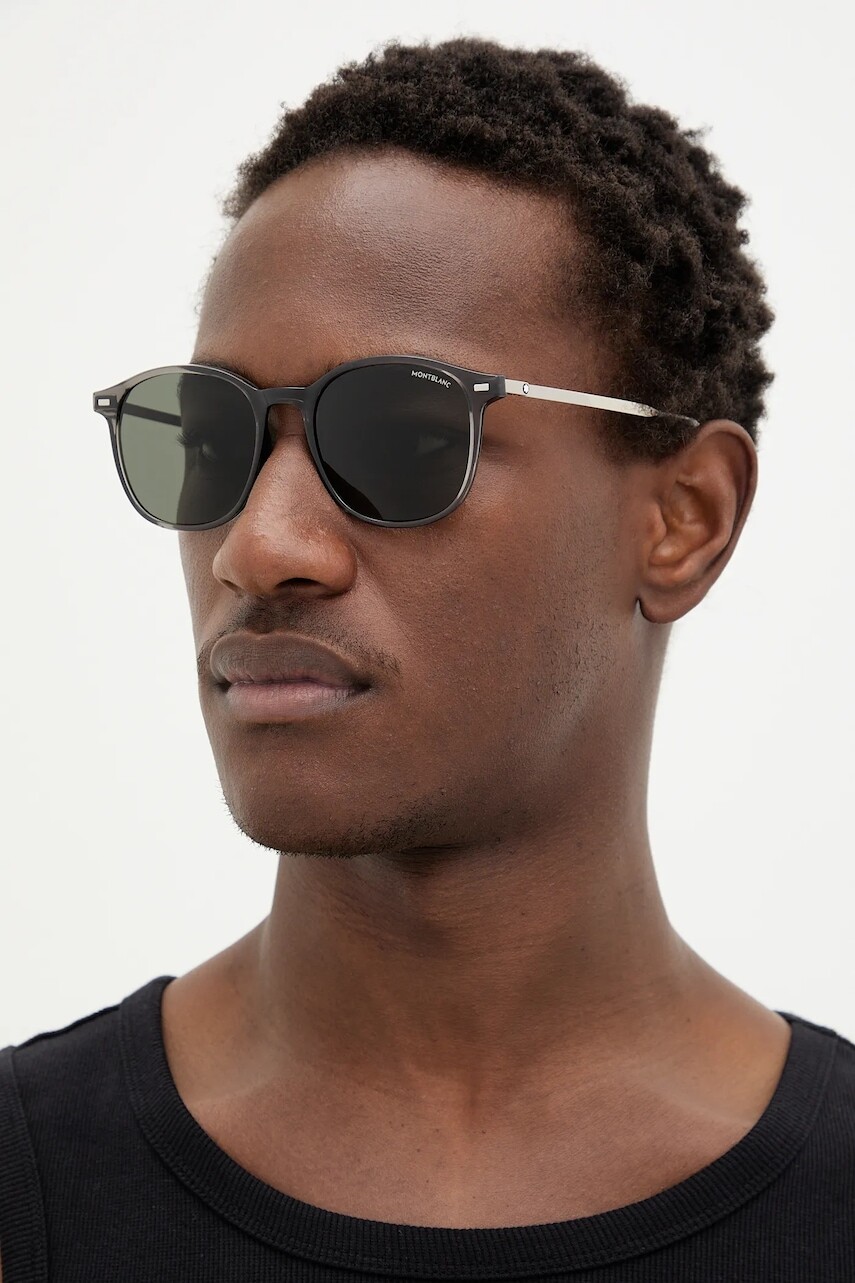 Slnečné okuliare Montblanc šedá farba, MB0454SA
