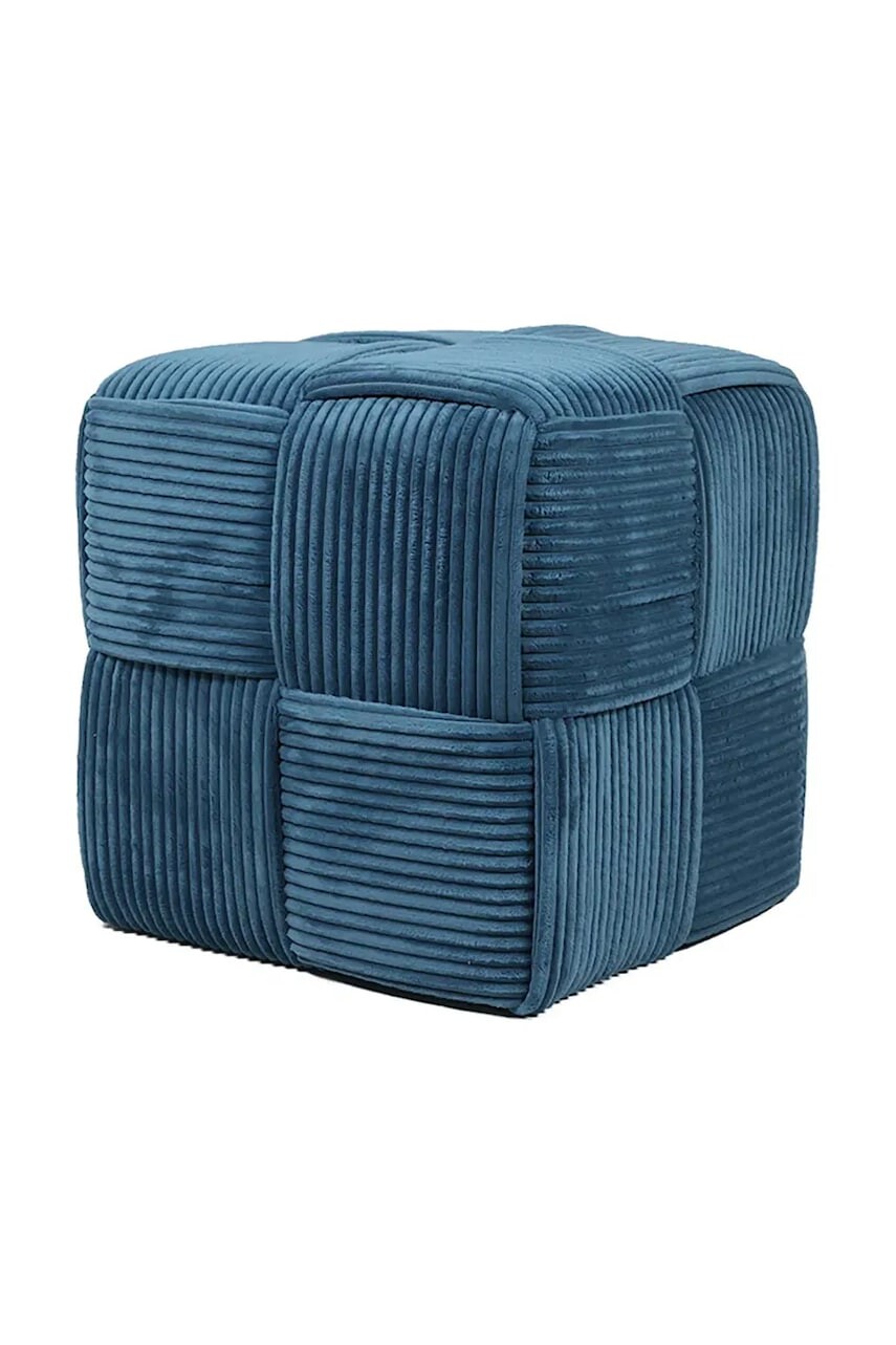 Taburetka Affek Design Wiki 42,5 x 42,5 x 43 cm modrá farba