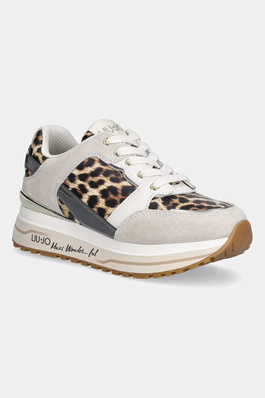 Tenisky Liu Jo LIU JO MAXI WONDER 91 béžová farba, BA6011PX811S3956