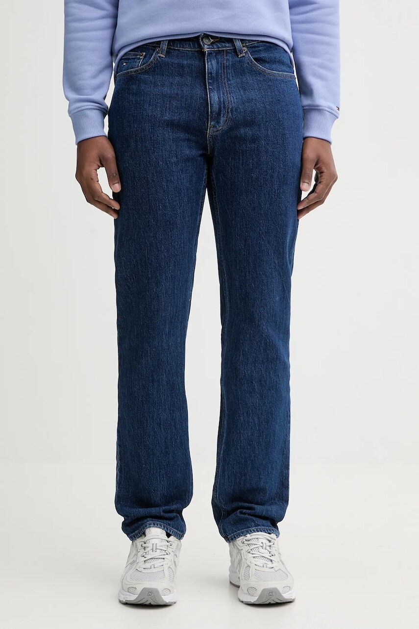 Rifle Tommy Jeans tmavomodrá farba, DM0DM22854