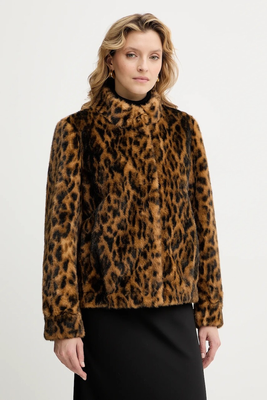 Bunda Guess LUNA hnedá farba, prechodná, W5BL65 W3900