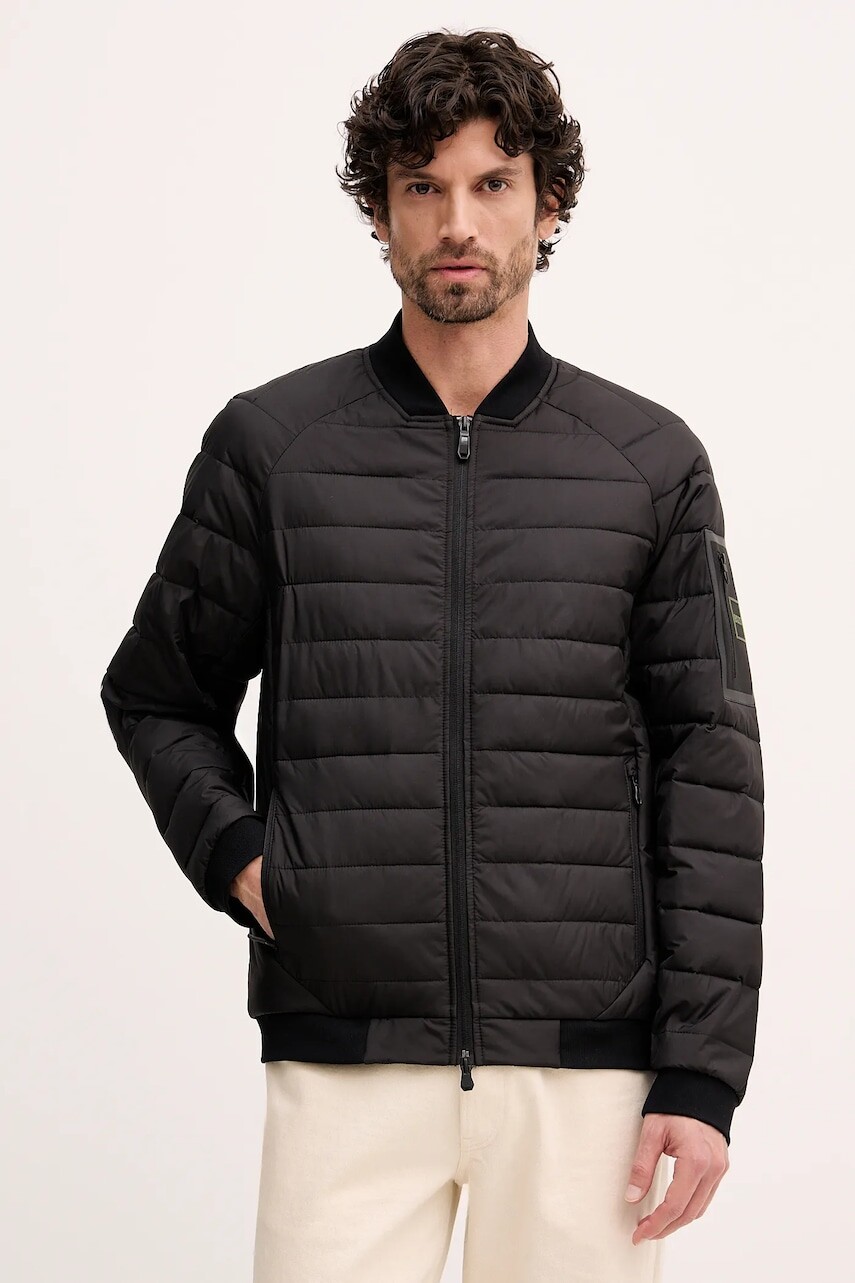 Bunda BOSS Green čierna farba, 50551074