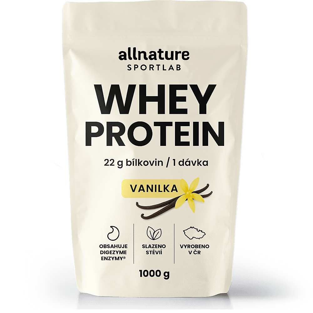 ALLNATURE Sportlab whey proteín vanilka 1000 g