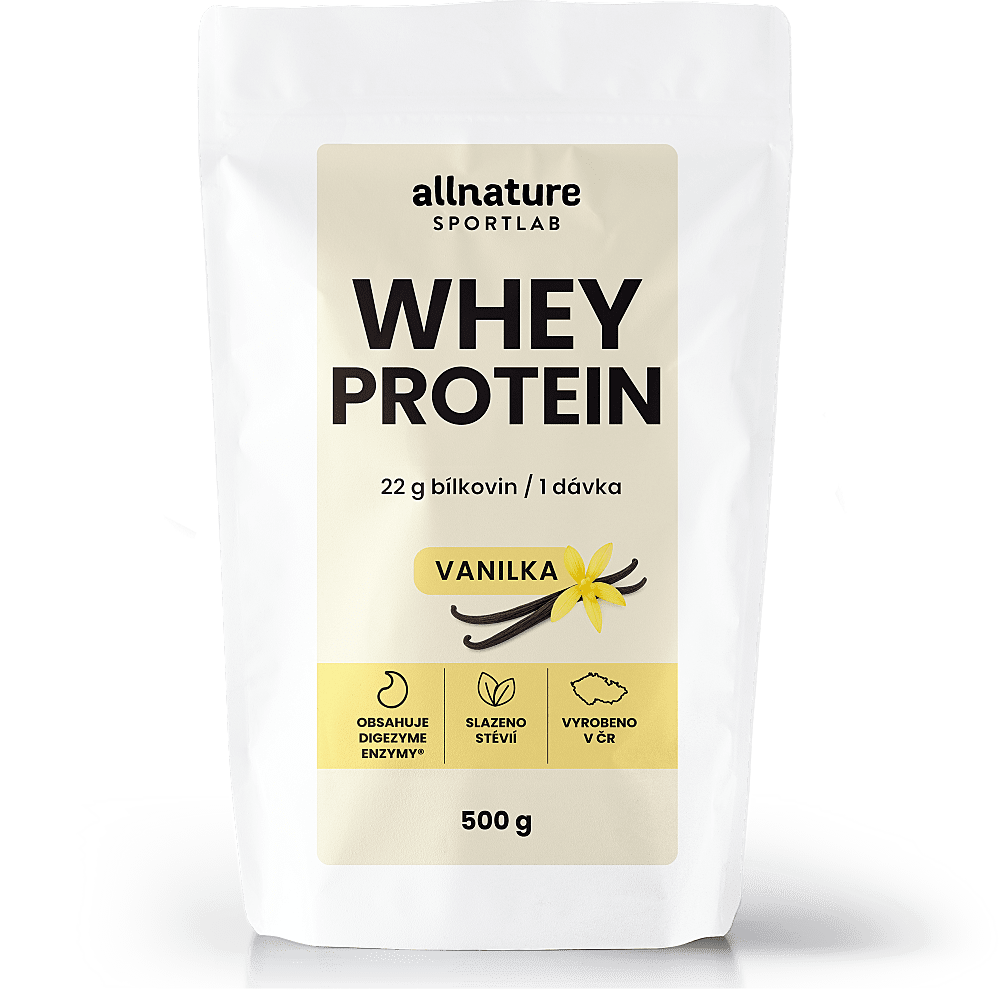 ALLNATURE Sportlab whey proteín vanilka 500 g