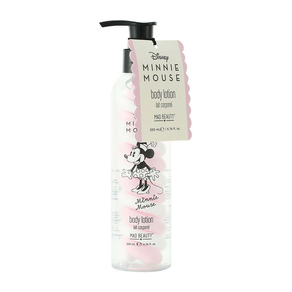 MAD BEAUTY Minnie bow magic telový krém s pumpičkou 200 ml