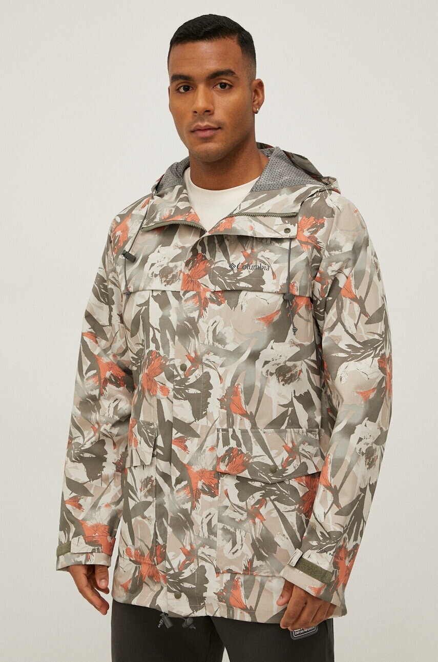 Turistická bunda Columbia IBEX II zelená farba, 2036921