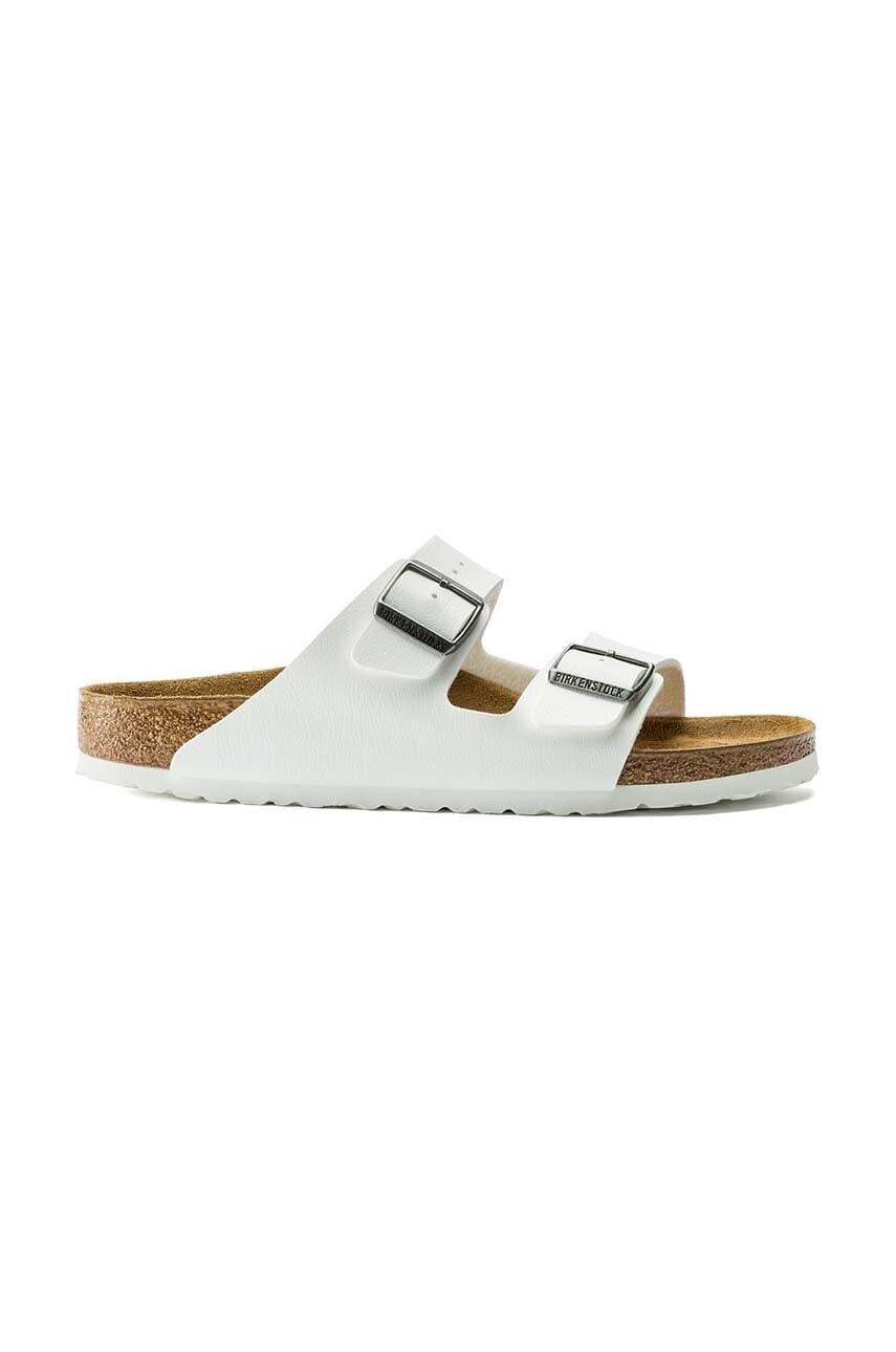 Šľapky Birkenstock Arizona BF dámske, biela farba, 552683