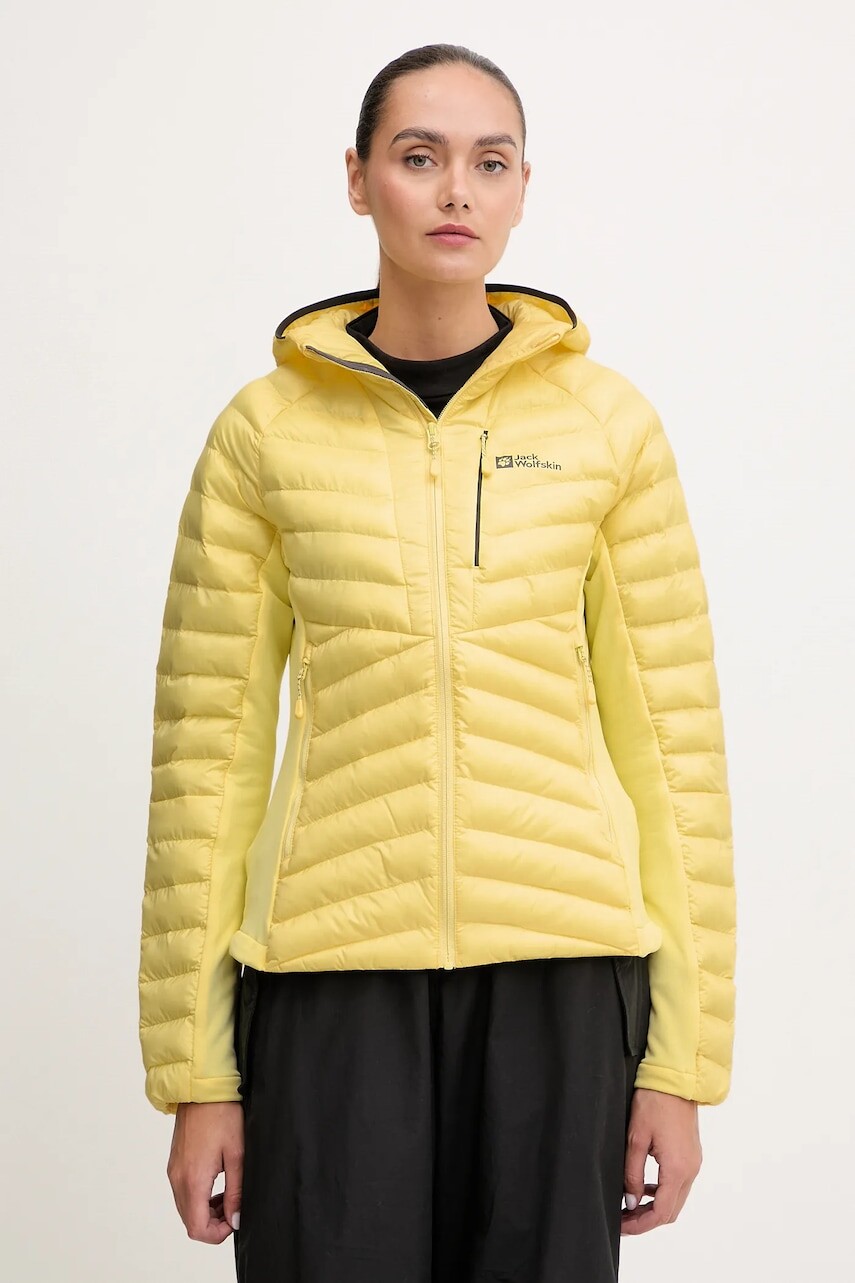 Športová bunda Jack Wolfskin Routeburn Pro ružová farba, 1207192