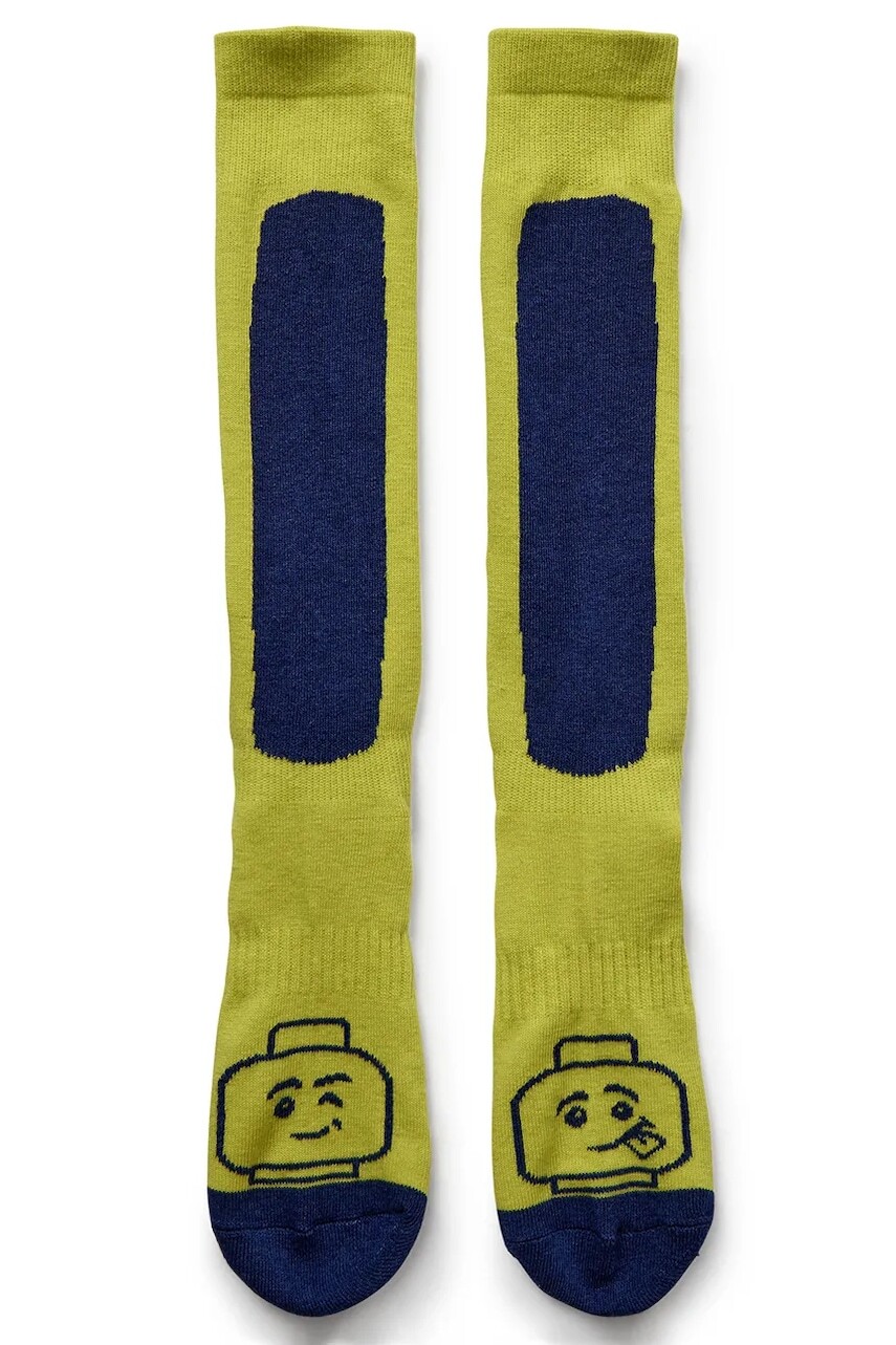 Lyžiarske ponožky Lego tyrkysová farba