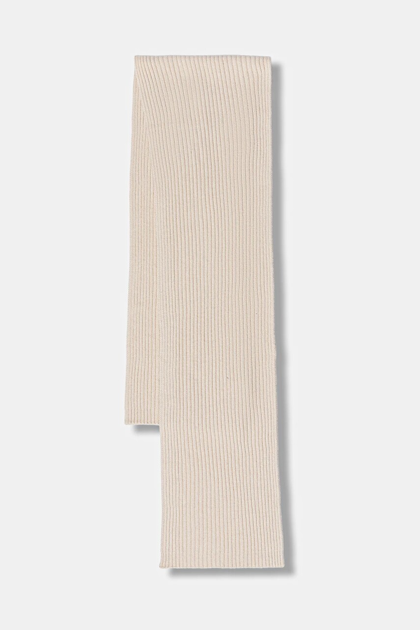 Šál Sisley šedá farba, jednofarebný, 122HSU00E