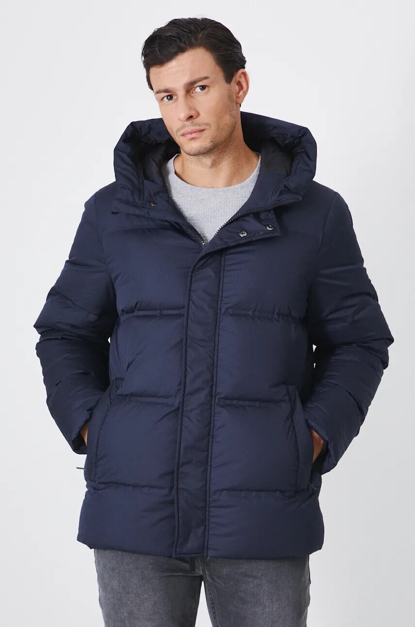 Páperová bunda Medicine tmavomodrá farba