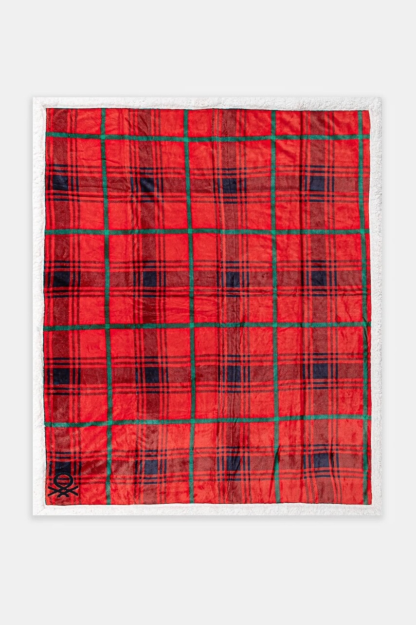 Deka United Colors of Benetton červená farba, 6FK82801G