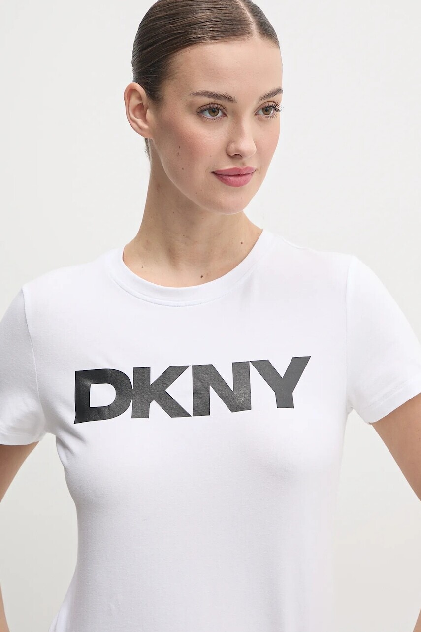 Tričko Dkny dámske, biela farba, DP5T9923