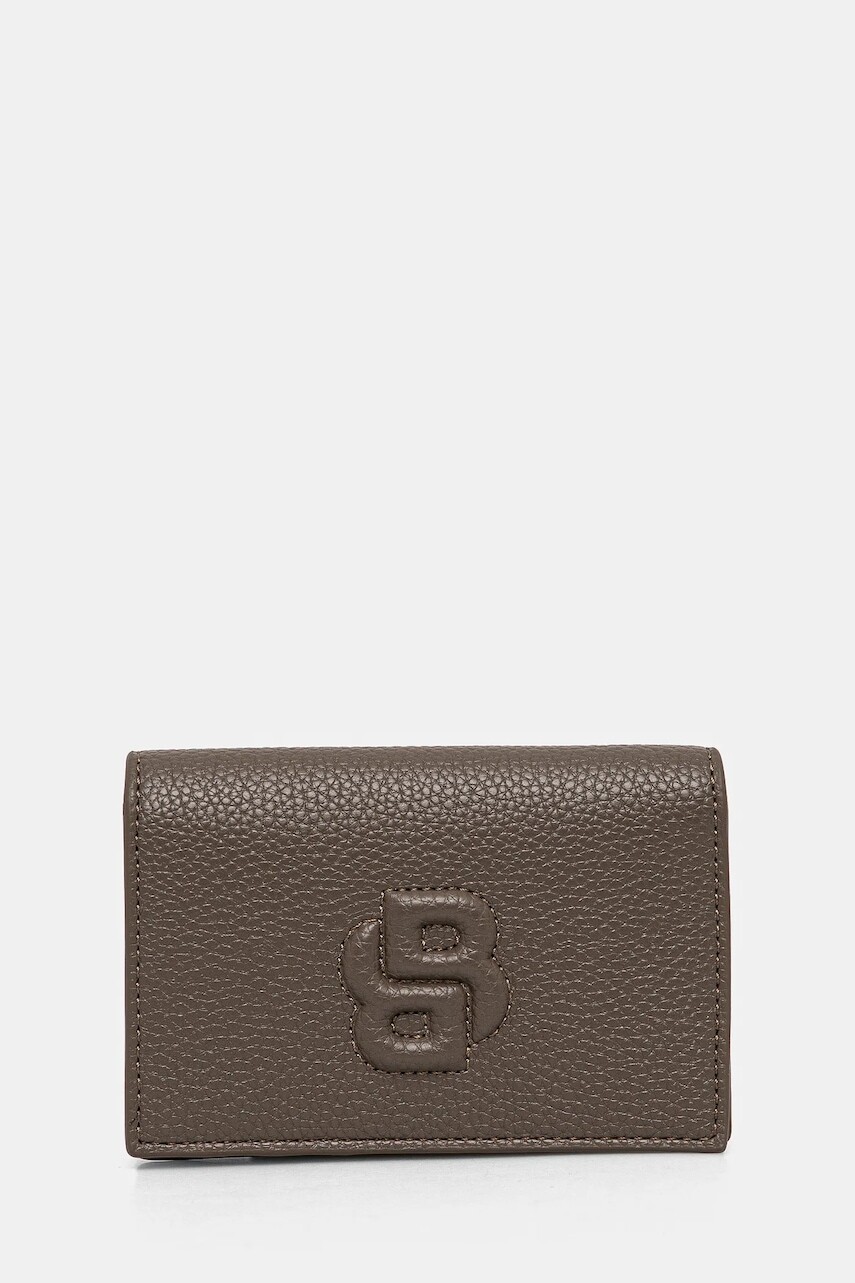 Peňaženka BOSS dámska, béžová farba, 50536339