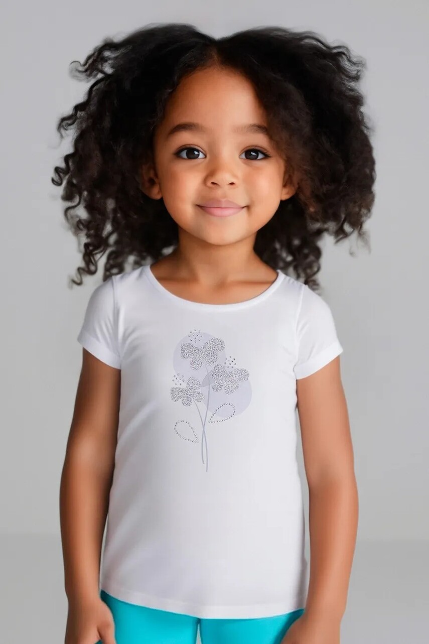 Detské tričko Mayoral biela farba, 174