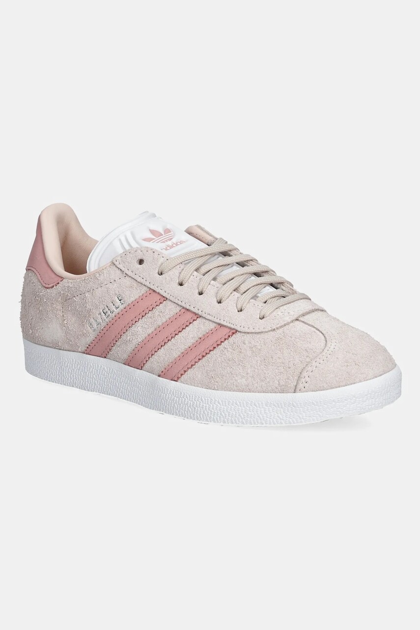Semišové tenisky adidas Originals Gazelle oranžová farba, JH7214