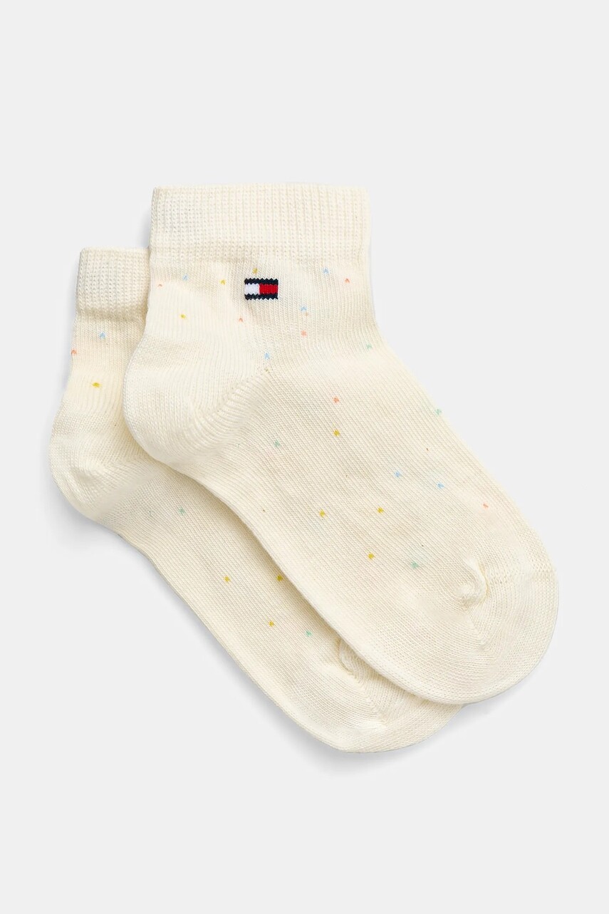 Detské ponožky Tommy Hilfiger 2-pak béžová farba, 701232720