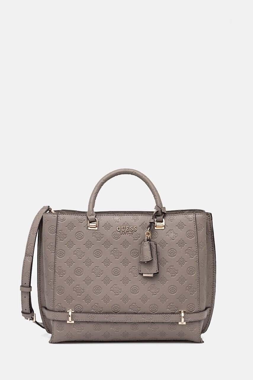 Kabelka Guess ZARELA hnedá farba, HWPD96 30220