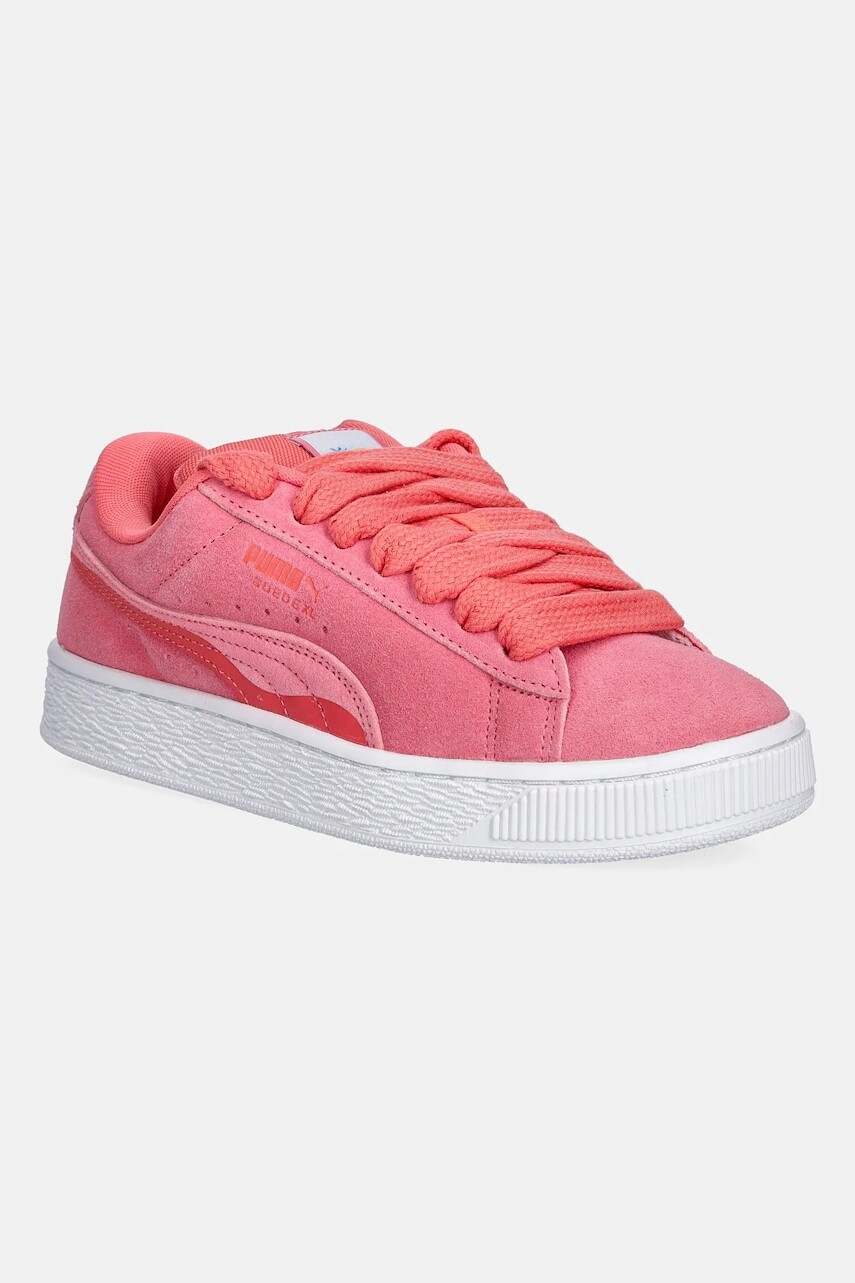 Semišové tenisky Puma Suede XL Sunbathers Wns ružová farba, 400453