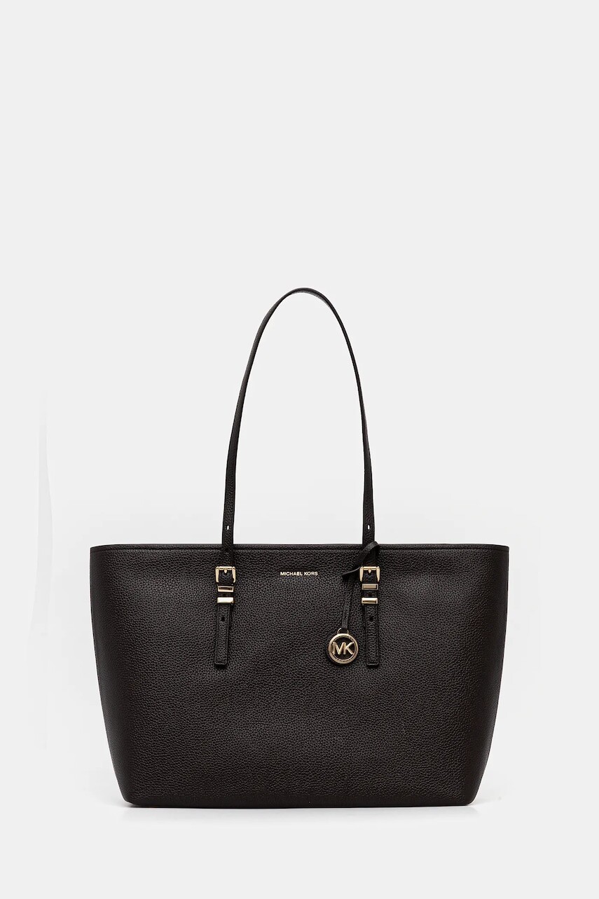 Kožená kabelka MICHAEL Michael Kors QUINN bordová farba, 30T5GQNT9L