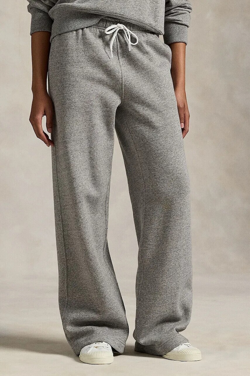 Tepláky Polo Ralph Lauren šedá farba, jednofarebné, 211977959