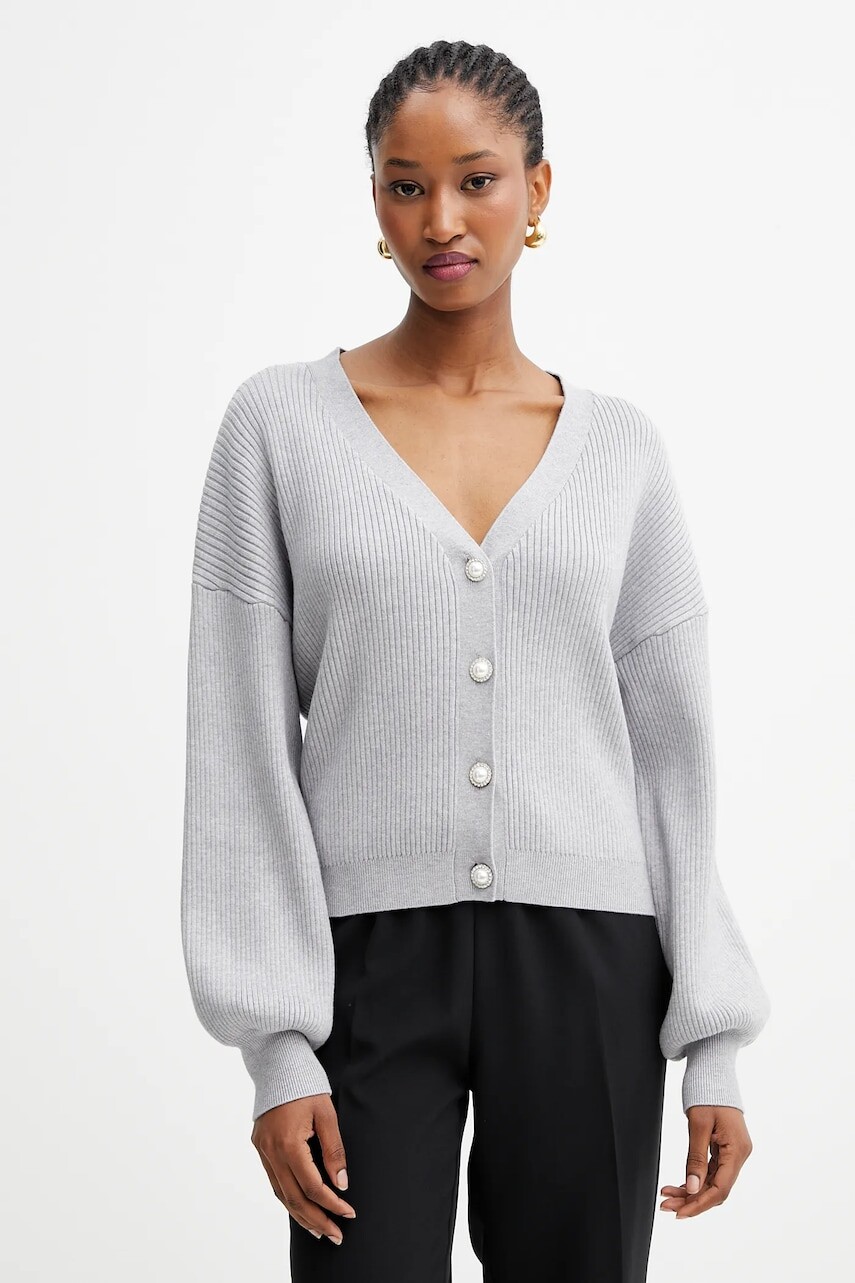 Kardigán Guess HANNA šedá farba, W5YR07 Z2ZK2
