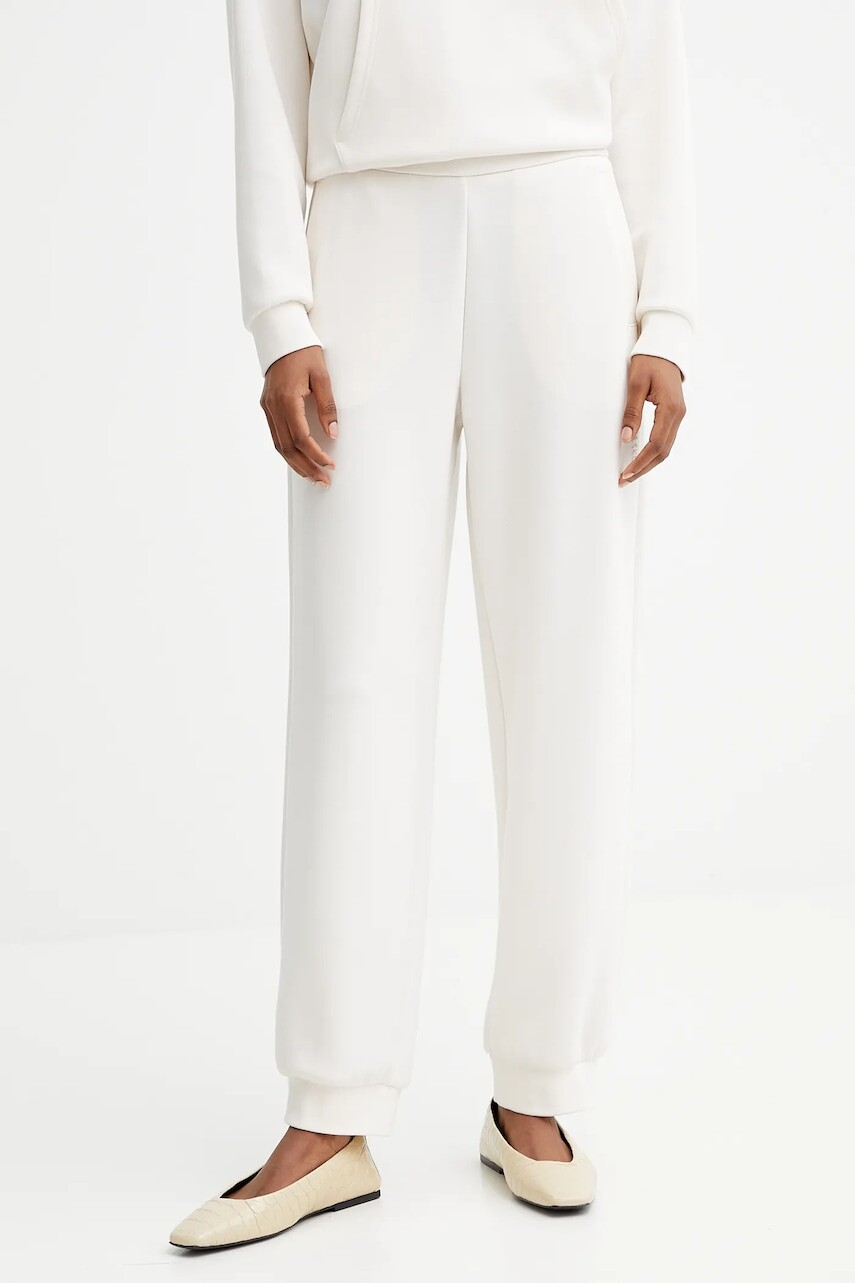 Tepláky Armani Exchange béžová farba, jednofarebné, XW001011 AF16111