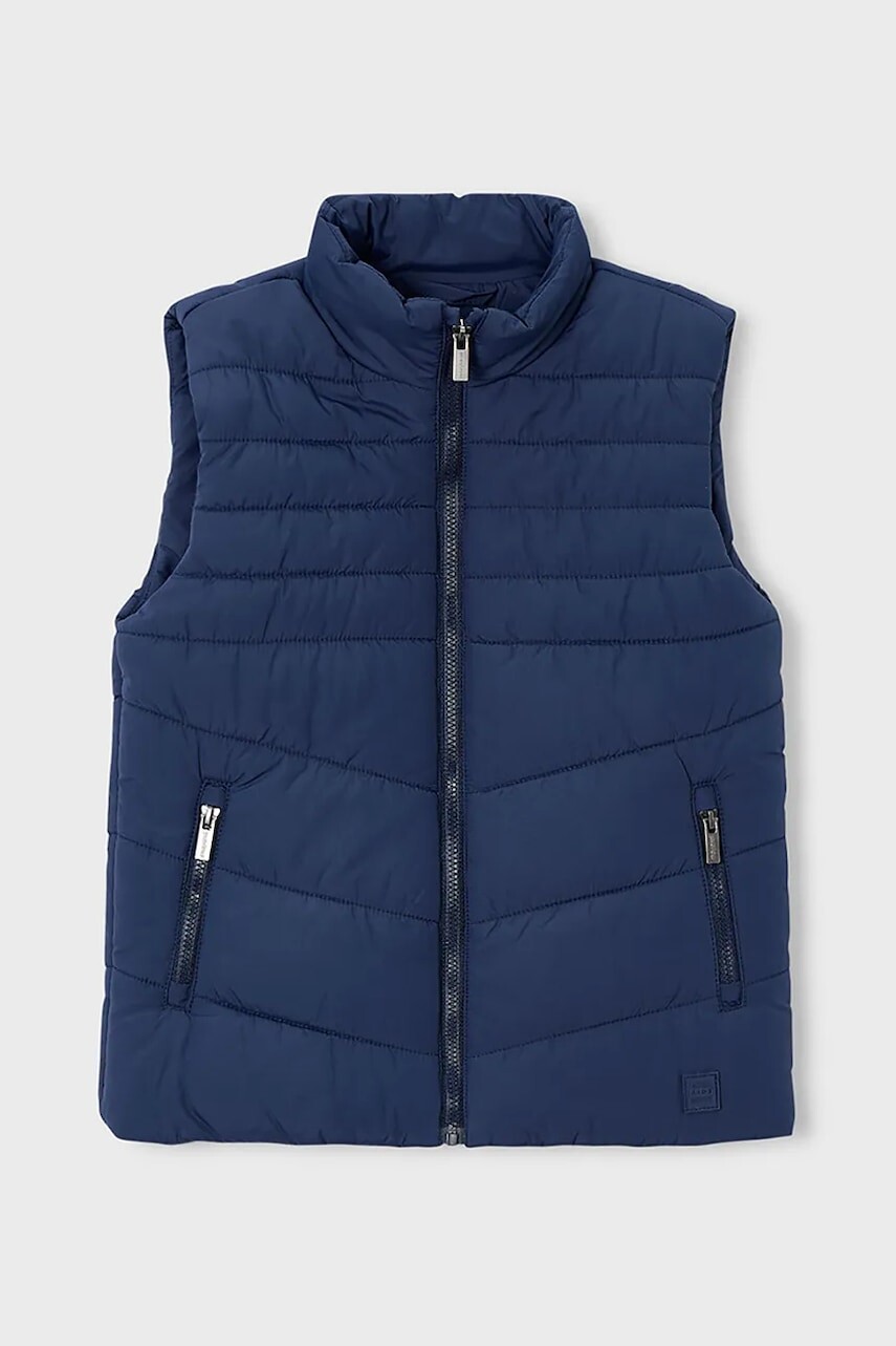 Detská vesta Mayoral tmavomodrá farba, 4383