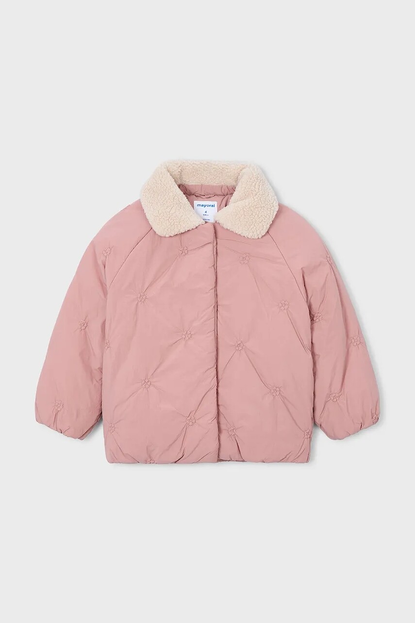 Detská bunda Mayoral ružová farba, 4446