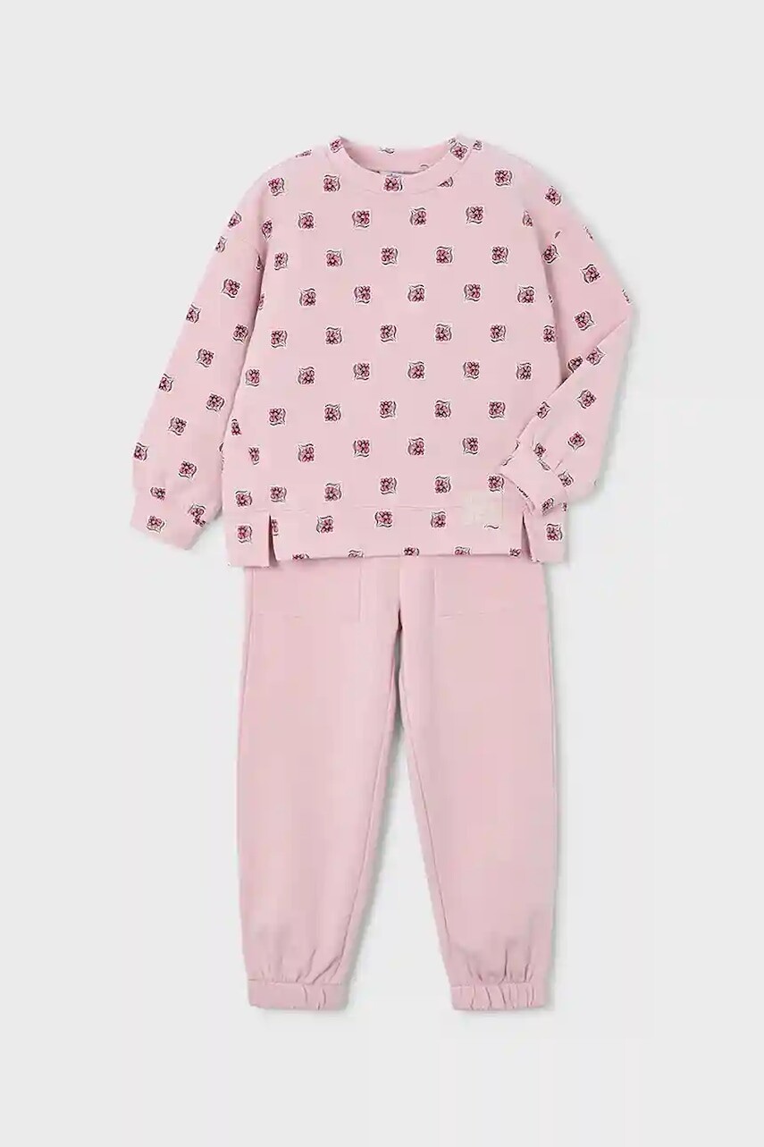 Detská tepláková súprava Mayoral ružová farba, 4894