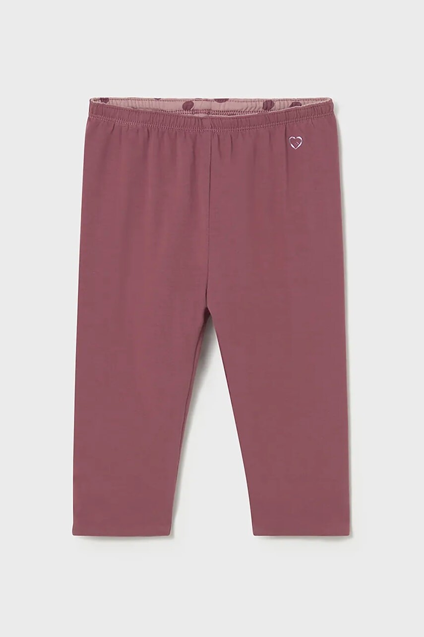 Detské obojstranné legíny Mayoral ružová farba, jednofarebné, 2736