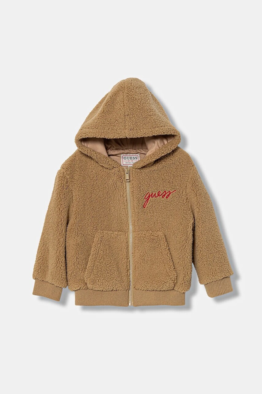 Detská bunda Guess žltá farba, H5YJ02 W0330