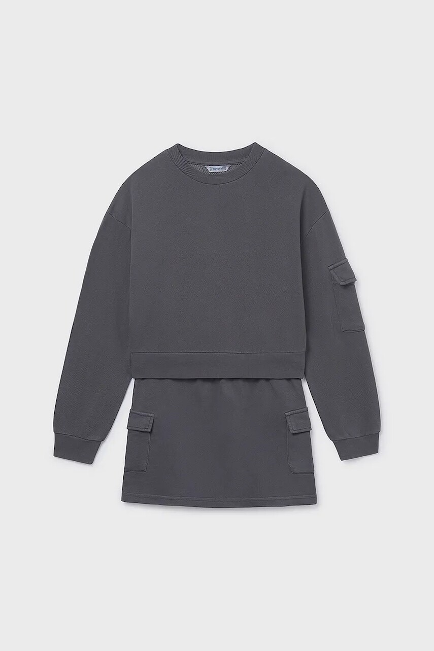 Detská súprava Mayoral šedá farba, 7917