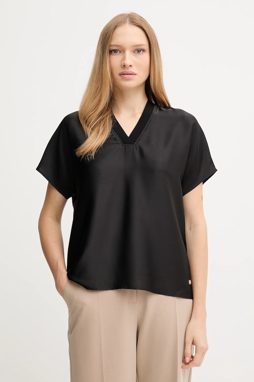 Blúzka Joseph Ribkoff čierna farba, jednofarebné, 253921