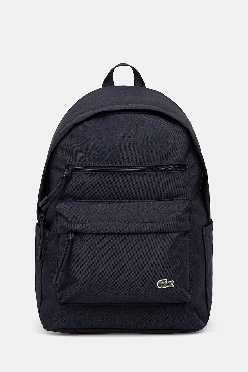 Ruksak Lacoste zelená farba, veľký, jednofarebný, NU5180NE