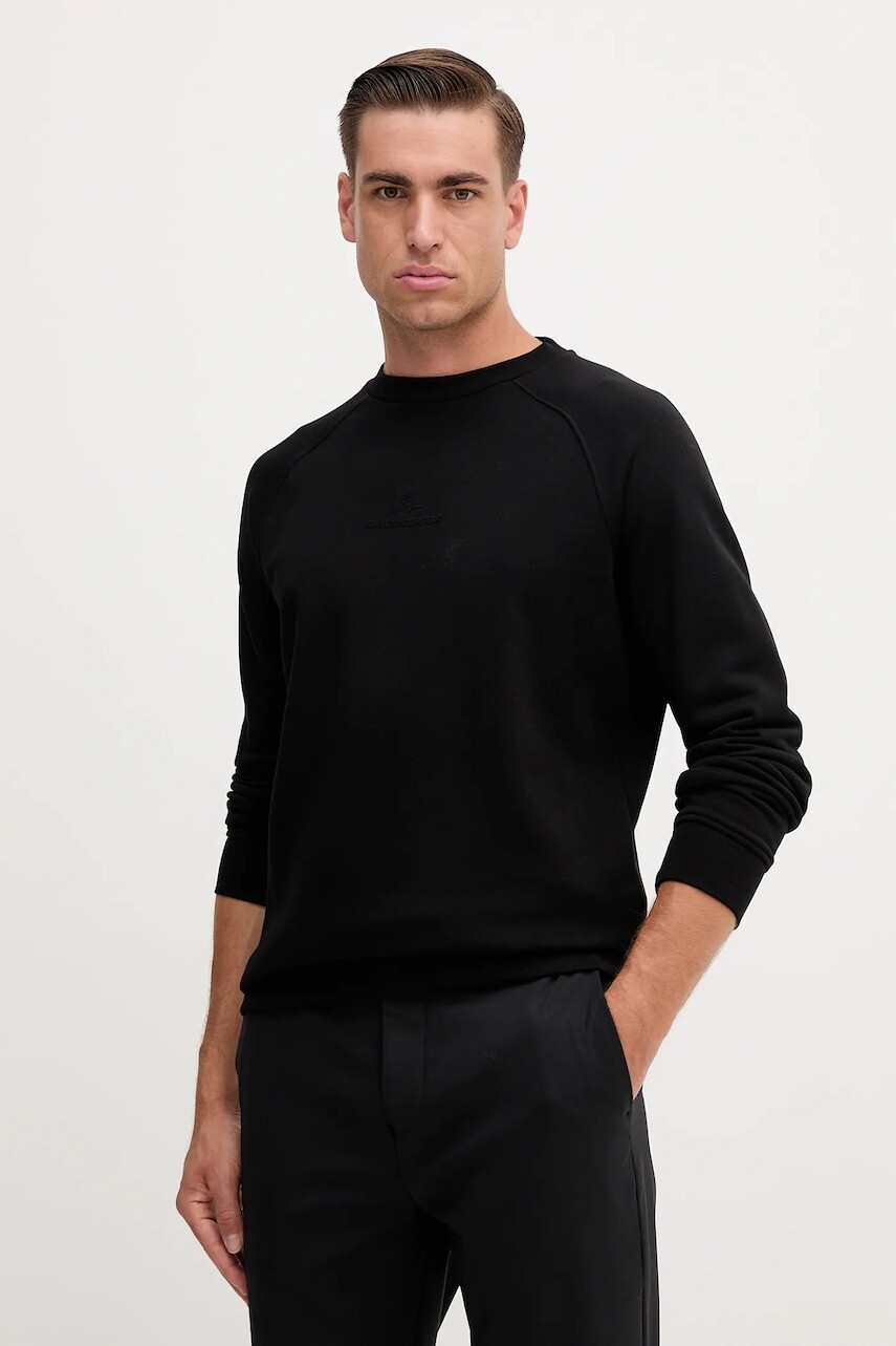 Mikina Karl Lagerfeld čierna farba, jednofarebná, 554910.705007