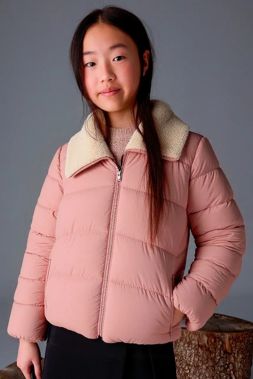 Detská bunda Mayoral ružová farba, 7437