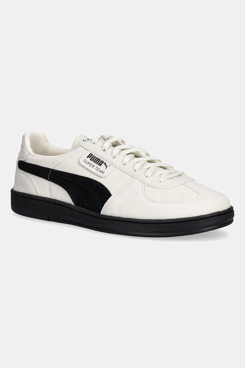 Semišové tenisky Puma Super Team béžová farba, 403171