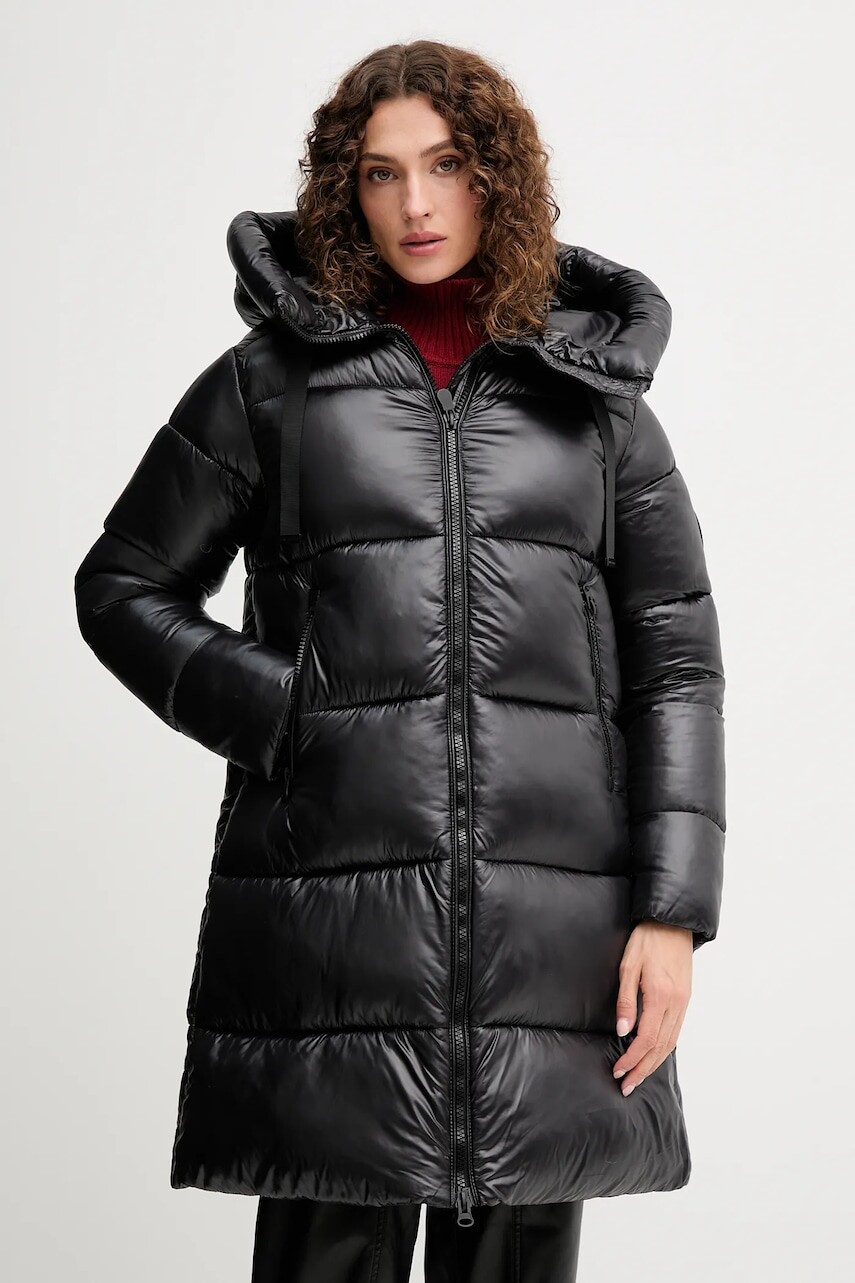 Bunda Save The Duck ISABEL čierna farba, prechodná, D45510W.LOVE21