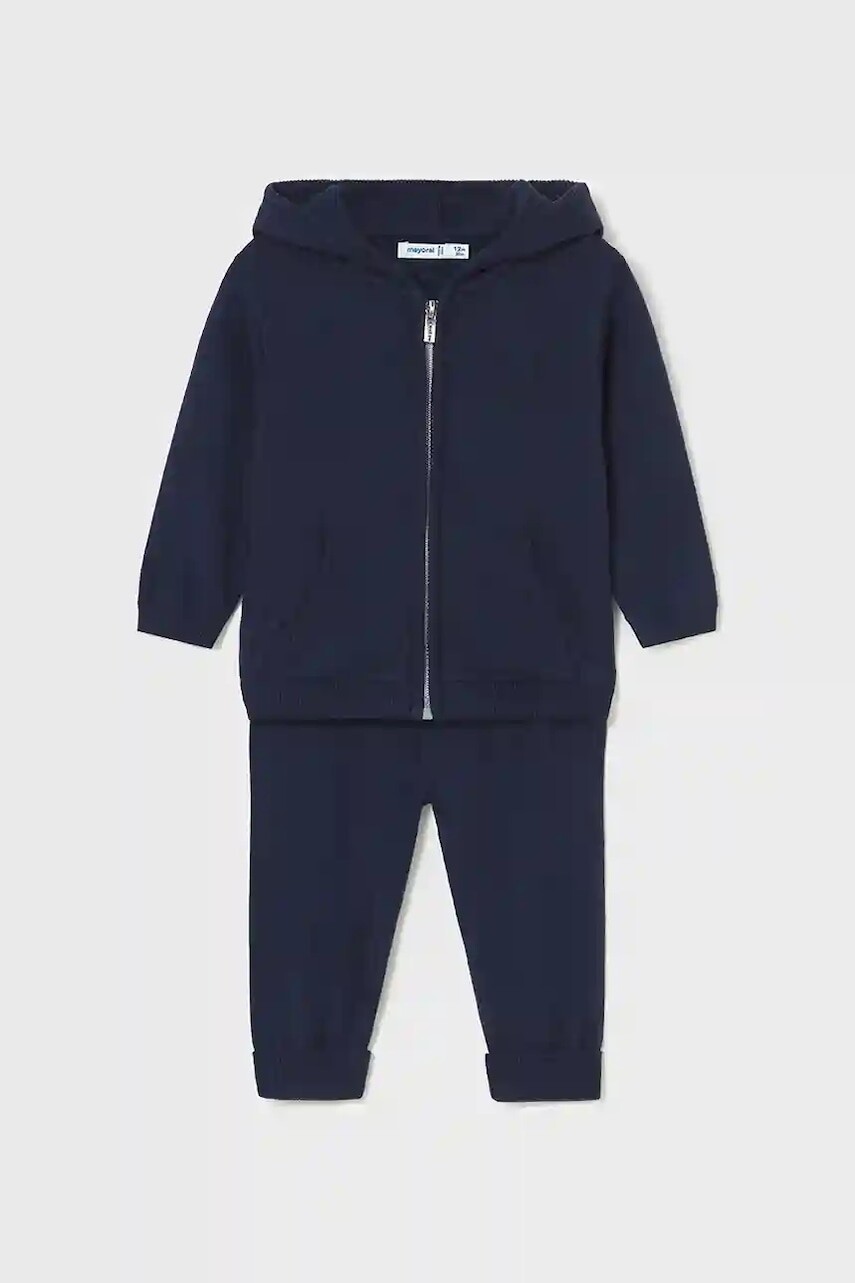 Tepláková súprava pre bábätká Mayoral tmavomodrá farba, 2514