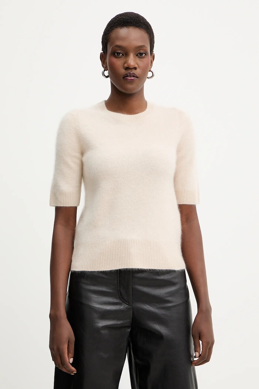 Vlnený sveter Marella béžová farba, ľahké, 2523366075200