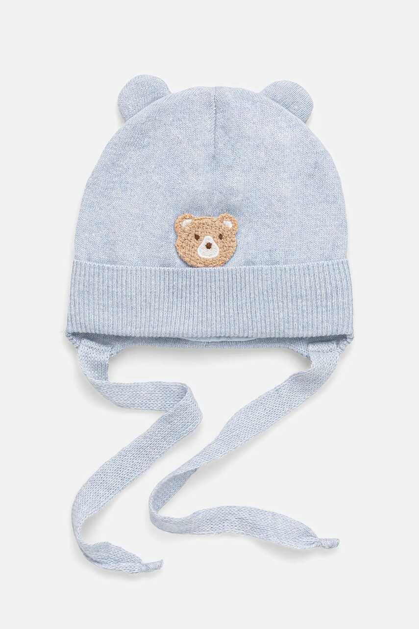 Detská vlnená čiapka Jamiks RIPON modrá farba, JZI136