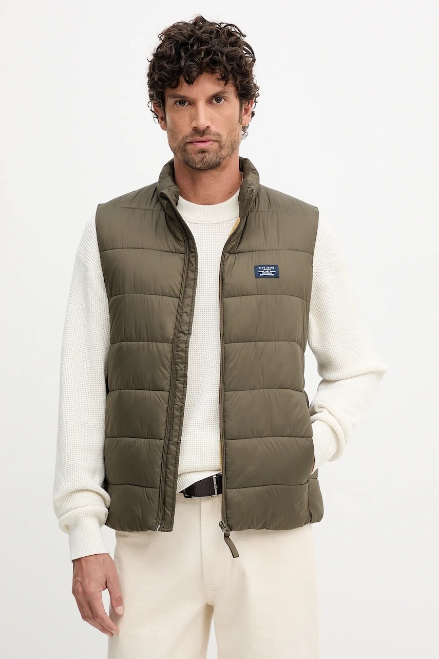 Vesta Pepe Jeans zelená farba, prechodná, PM4027189