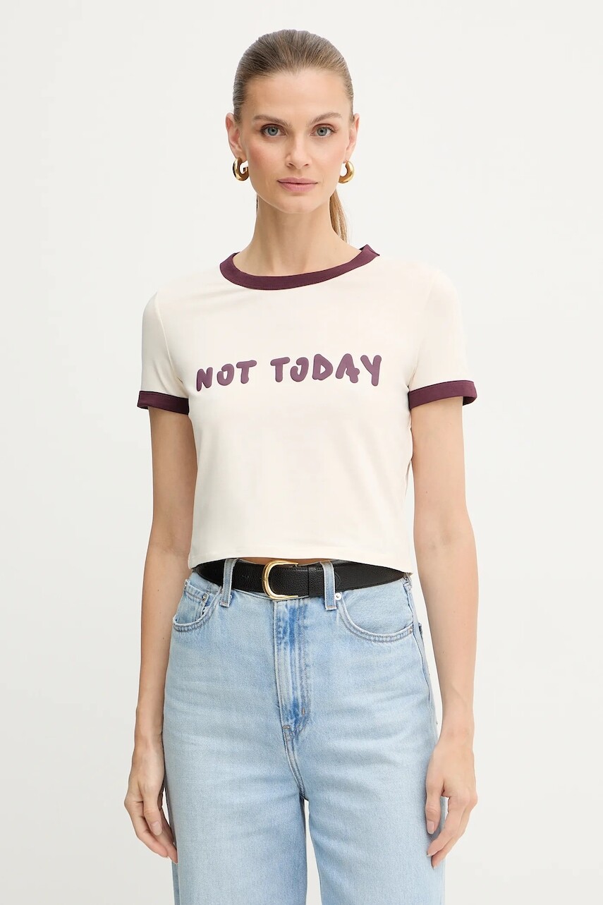 Tričko MAX&Co. dámske, béžová farba, 2528946012200