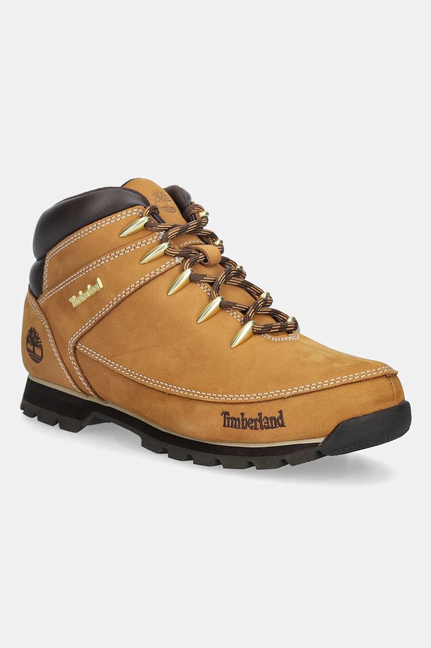 Topánky Timberland Euro Sprint Hiker A122I-Wheat, A122I, pánske, hnedá farba, jemne zateplené