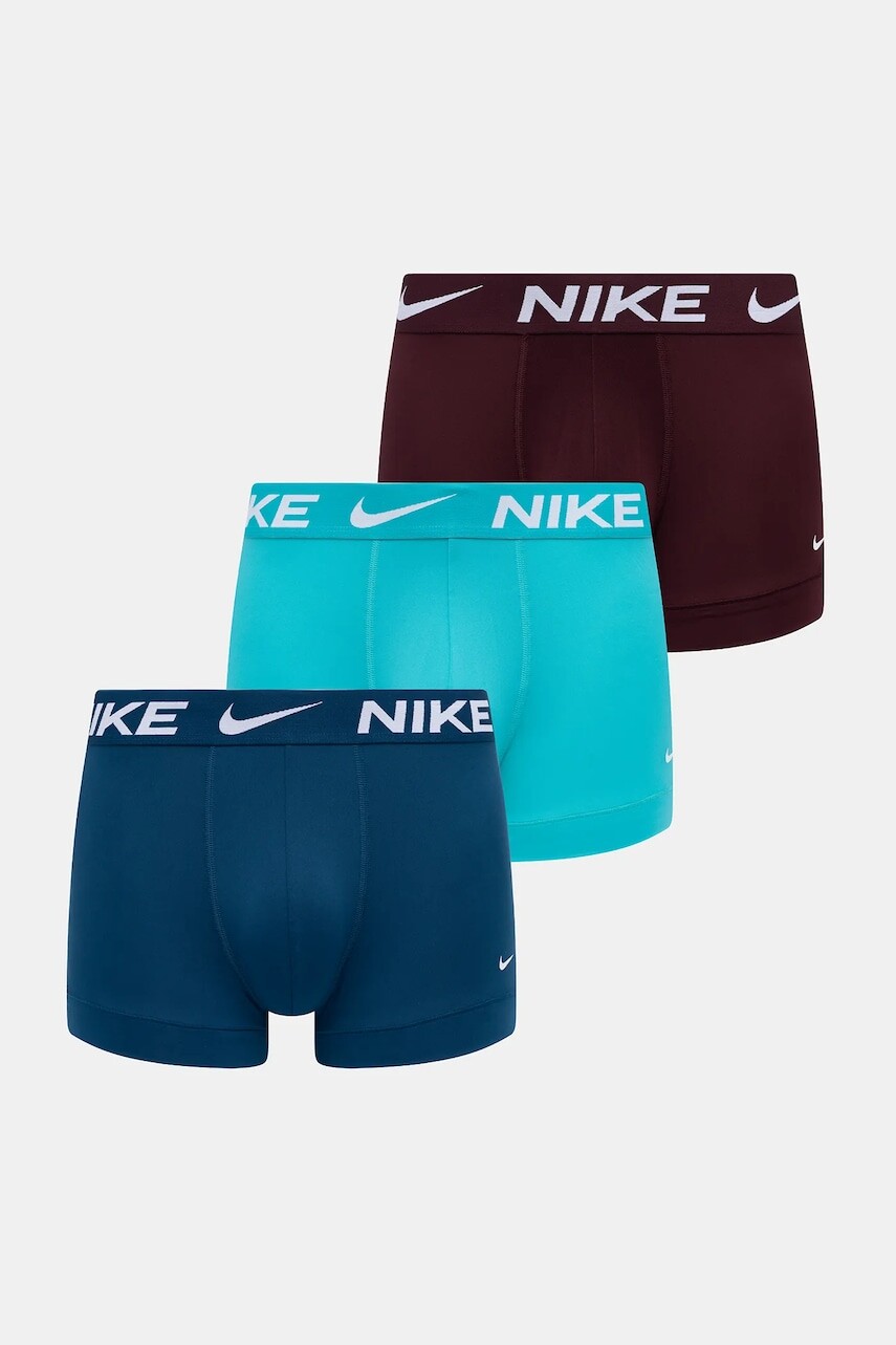 Boxerky Nike 3-pak modrá farba, 0000KE1156